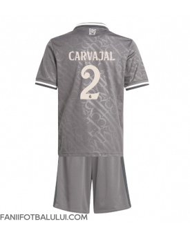 Real Madrid Daniel Carvajal #2 Echipament de Fotbal Replică 2024-25 Copii Treilea (+ Șorturi)